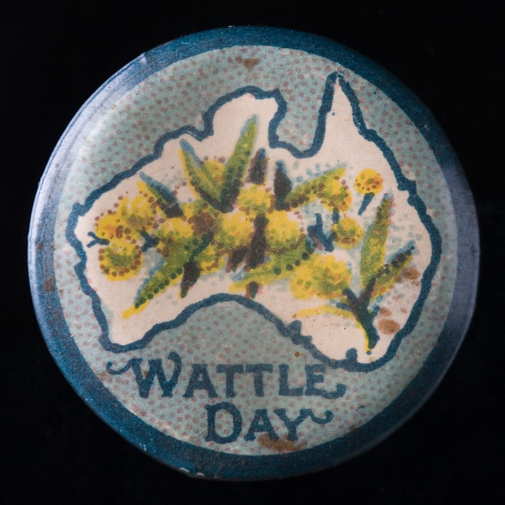 Wattle Day Badge Ask Roz Blue Mountains